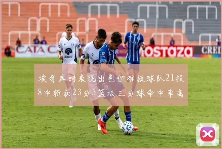 埃奇库姆表现出色但难救球队21投8中斩获23分5篮板三分球命中率高达45